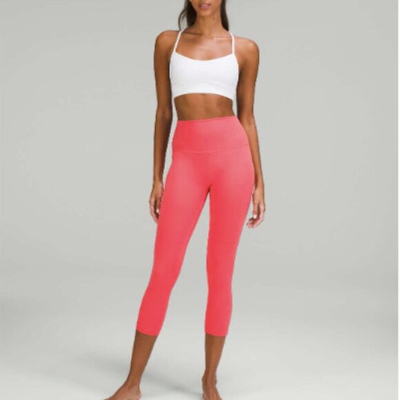 Lululemon Align High-Rise Crop 23" Pale Raspberry 6 - Picture 1 of 13